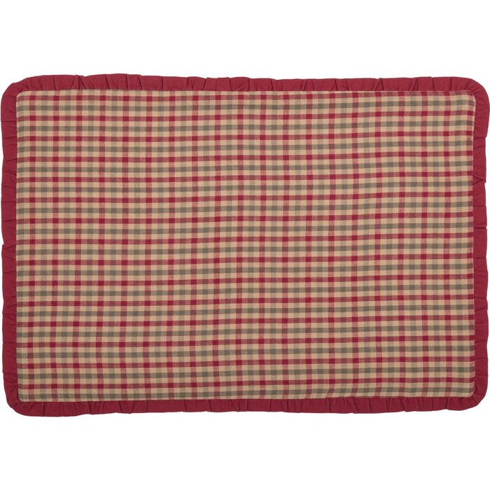 Gracie Oaks Leppert Cotton Plaid Rectangle Placemat Reviews Wayfair